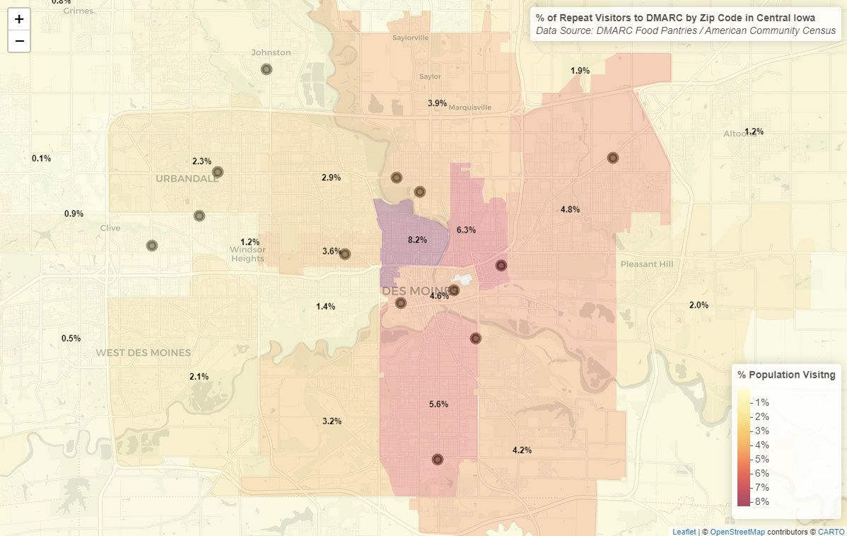 Visitor Density Map