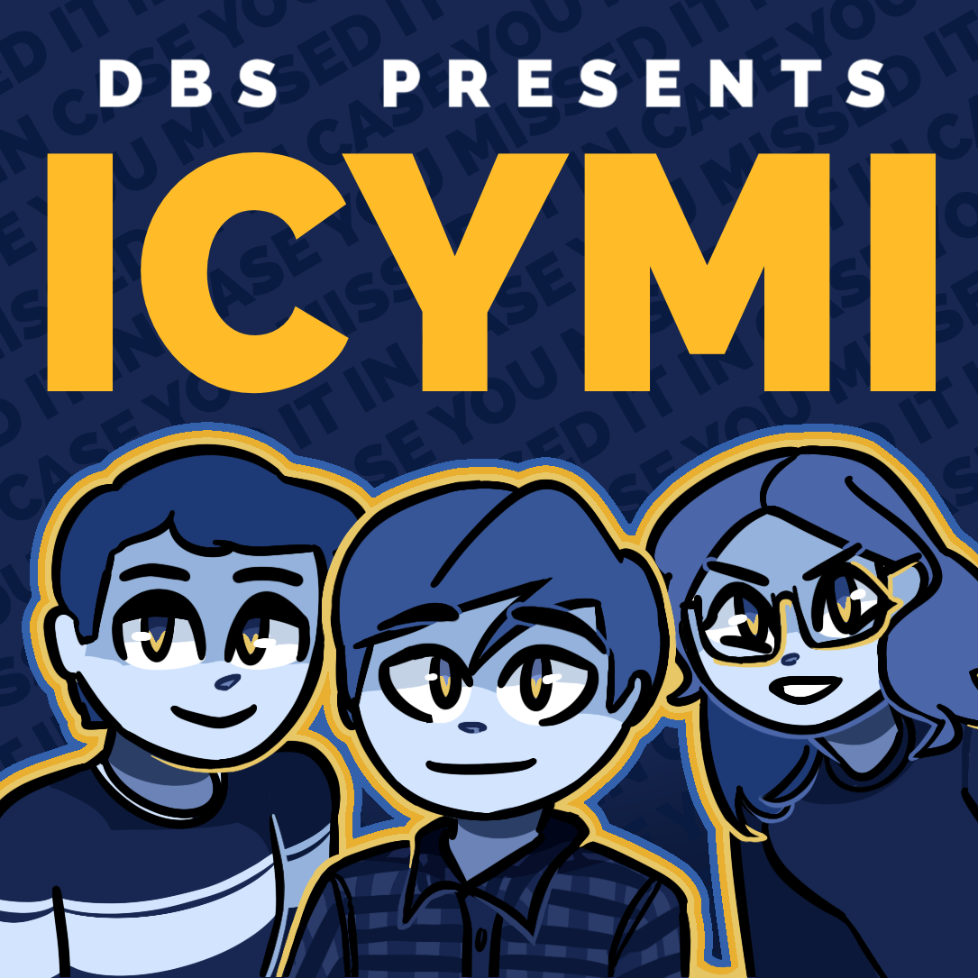 The official cover art for the ICYMI (In Case You Missed It) podcast.