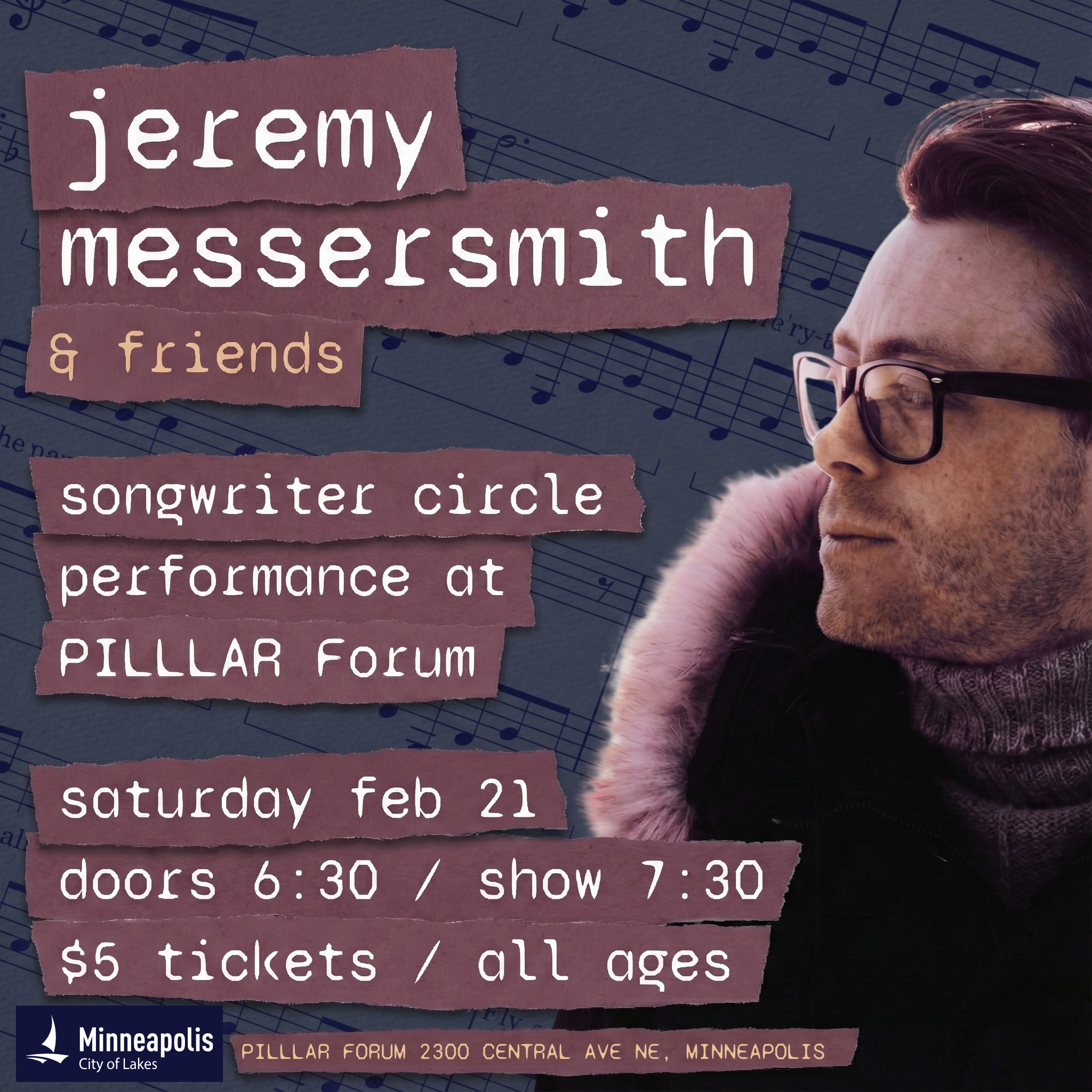 Alternate colorway and layout for the performance flyer.