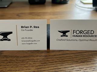 The Forged Group business cards